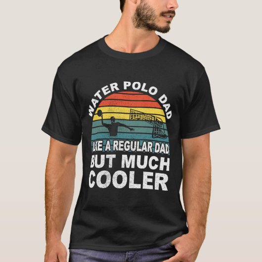Waterpolo speler vader sportwaterpolo t-shirt (Voorkant)
