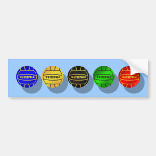Waterpolo-spelers en waterpolo-spelers bumpersticker