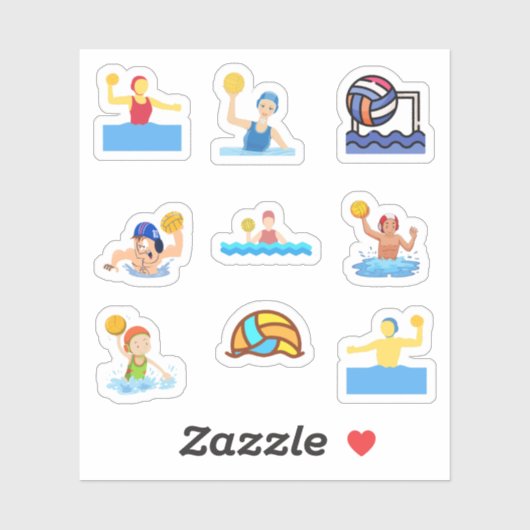 Waterpolo Stickers (Vel)