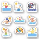 Waterpolo Stickers (Voorkant)