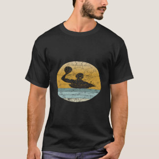 Waterpolo-stijl sport voor t-shirt