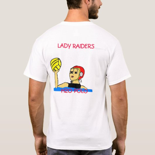 waterpolo t-shirt (Achterkant)