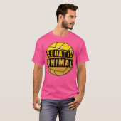 waterpolobal van waterdieren t-shirt (Voorkant volledig)
