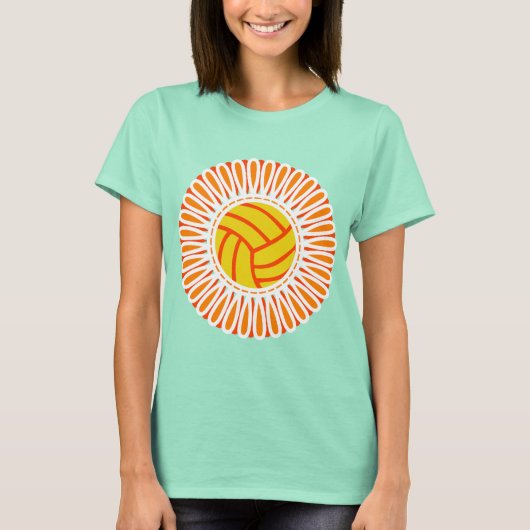 Waterpolobalventiel - Ontwerp 1 T-shirt (Voorkant)