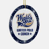 Waterpolocoach Gift Ornament (Rechts)