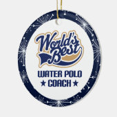 Waterpolocoach Gift Ornament (Links)