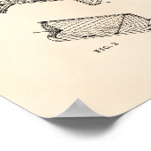 Waterpologodoelstelling 1972 oude kunstpoep poster (Hoek)