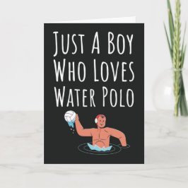 Waterpolokaarten voor jongens voor kinderen kaart