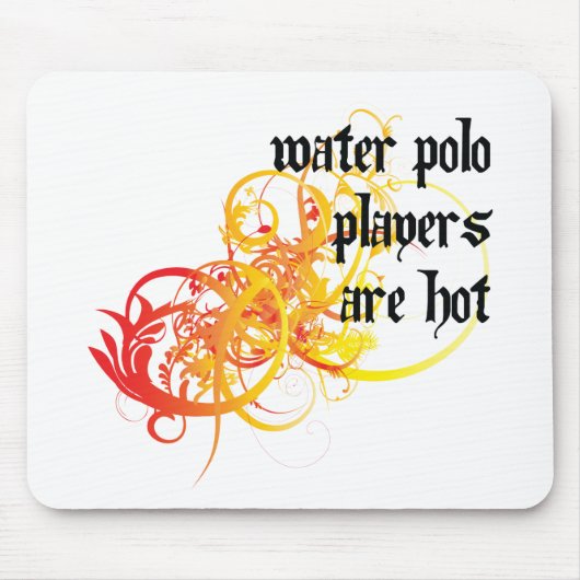 Waterpololagen zijn heet muismat (Voorkant)