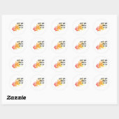 Waterpololagen zijn heet ronde sticker (Vel)