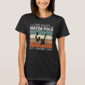 Waterpolospeler Sportzwembad T-shirt (Voorkant)