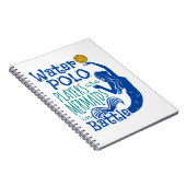 Waterpolospelers zijn mermaïden in de strijd notitieboek (Rechterzijde)