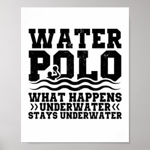 Waterpoloteam Schenkingen voor sportleraars Poster