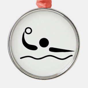 Waterpolowaterfotogram Metalen Ornament