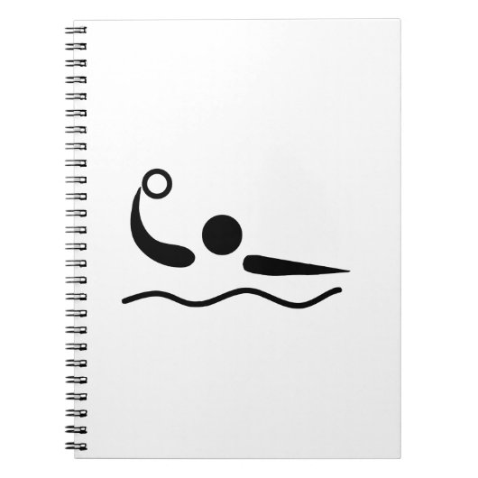 Waterpolowaterfotogram Notitieboek (Voorkant)