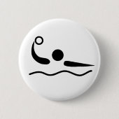 Waterpolowaterfotogram Ronde Button 5,7 Cm (Voorkant)