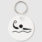 Waterpolowaterfotogram Sleutelhanger (Voorkant)