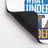 Waterpoly wat er onder water gebeurt muismat (Hoek)