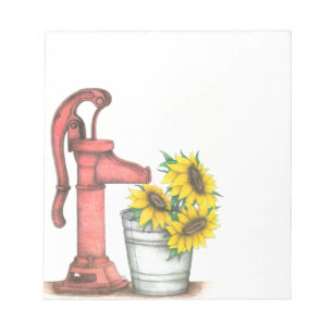 Waterpomp notitieblok