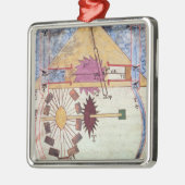 Waterpomp uit het 'Boek van de Ingenieure Kennis' Metalen Ornament (Links)