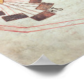 Waterpomp uit het 'Boek van de Ingenieure Kennis' Poster (Hoek)