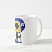 Waterpookoepelafspeelteken Koffiemok (Voorkant rechts)