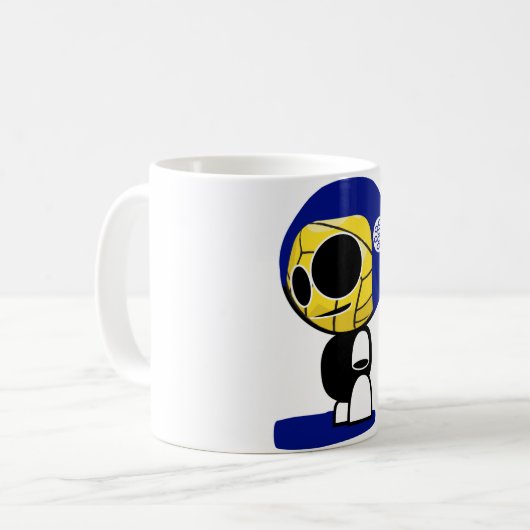 Waterpookoepelafspeelteken Koffiemok (Voorkant links)