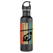  waterpoospelers met waterpoolospeler waterfles  (Voorkant)