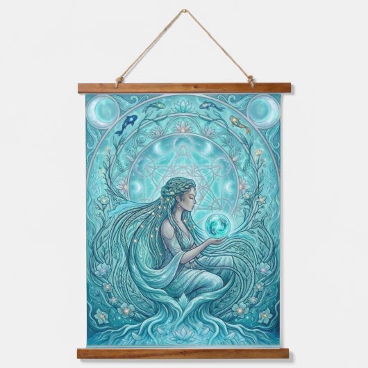 Waterpriesteres Hangend Wandkleed (Voorkant)