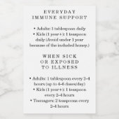 Waterproof Elderberry Syrup Instructions Labels Wijn Etiket (Enkel label)