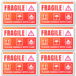 Waterproof Fragile Stickers (Handle with Care)