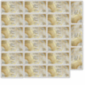 Waterproof Ivory Gold Glitter Dropper Bottle Label (Voorkant)