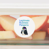 waterproof Legitimate Business Penguins sticker (Aangebracht)