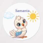  Waterproof Name Labels for Baby & Kids (Design 2)