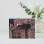 Waterrad New Lanark Schotland Briefkaart (Staand voorkant)