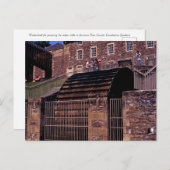 Waterrad New Lanark Schotland Briefkaart (Voorkant / Achterkant)