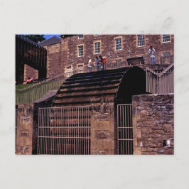 Waterrad New Lanark Schotland Briefkaart