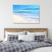 Waterrand 4 canvas afdruk (Insitu (Slaapkamer))