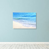 Waterrand 4 canvas afdruk (Insitu (Houten vloer))