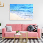 Waterrand 4 canvas afdruk (Insitu (Woonkamer))