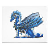 WaterRaven Dragon Foto Afdruk (Voorkant)