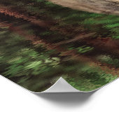 Waterreflectie, Abstracte beweegkracht Poster (Hoek)