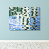 Waterreflectie canvas print (Insitu (Houten vloer))