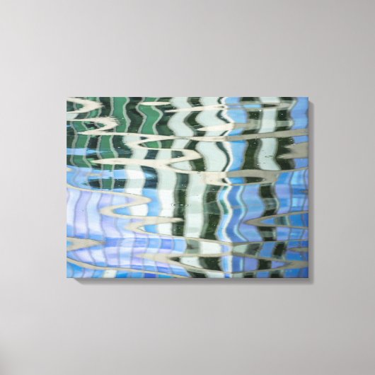 Waterreflectie canvas print (Voorkant)