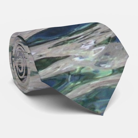 Waterreflectie Stropdas (Opgerold)