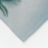 WATERREFLECTIE VAN KOOKPALMBOMEN FLEECE DEKEN (Hoek)