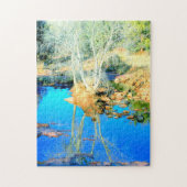 waterreflectiepuzzel legpuzzel (Verticaal)