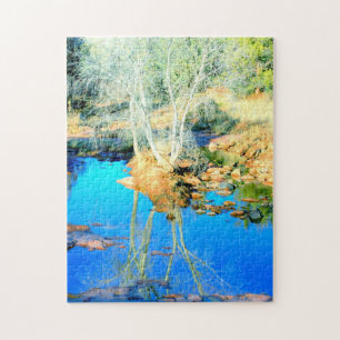 waterreflectiepuzzel legpuzzel