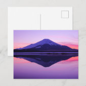 Waterreflecties | "Sakasa-Fuji" Briefkaart (Voorkant / Achterkant)