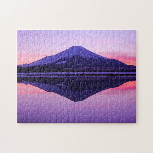 Waterreflecties | "Sakasa-Fuji" Legpuzzel (Horizontaal)